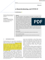 Fin Plan Rev - 2020 - Fox - Household Finances Financial Planning and COVID 19