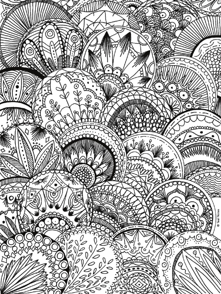 Mandala Coloring Page Recolored Final | PDF