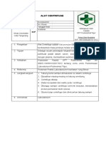 Sop Alat Centrifuge