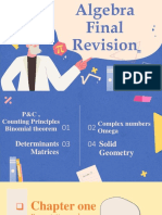 Algebra Final Revision Sheet - Compressed