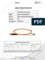 Om1 MM LC Upc To ST Upc 3m Duplex Fiber Optic Patch Cable Data Sheet 223015