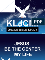 Jesus Be The Center Bible Study