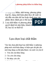 BÀI 5. LỰA CHỌN PHƯƠNG PHÁP KIỂM TRA THẤM LỎNG