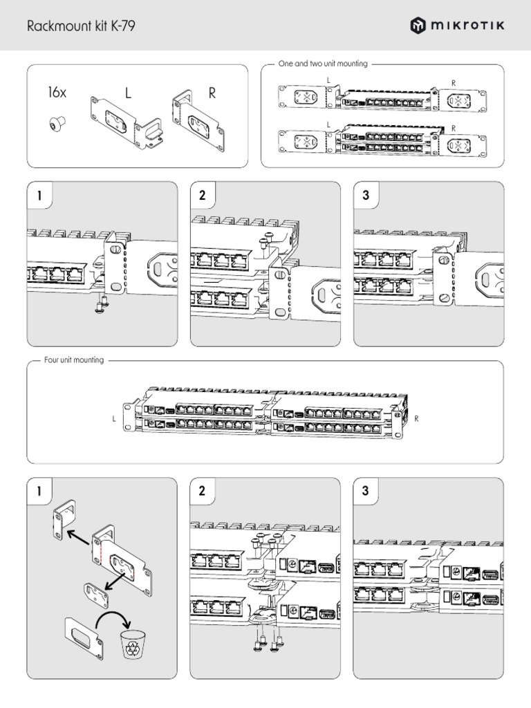RB5009 Rackmount Kit K-79 Overview | PDF
