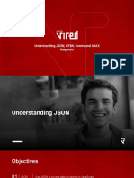 Understanding JSON, HTML Events and AJAX Requests