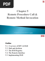 Chapter 5 Remote Procedure Call - and - Remote Method Invocation