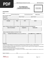 Onsite Employee Information Form V 2.1 - To Be Filled in Post Selection - 01 May 2015