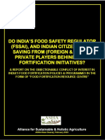 India's Massive Food Fortification Programme - Conflict of Interest - 2