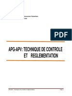 APG APV Technique de Contrôle Et Règlementation
