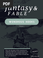 Fantasy and Fable - Wondrous Hooks - Volume 1