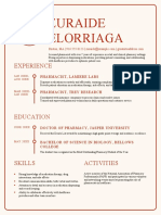 Sample CV From Lang