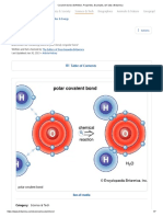 Covalent Bond - Definition, Properties, Examples, & Facts - Britannica