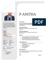 P.Anitha Resume