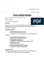CV Ameer Hamza PDF