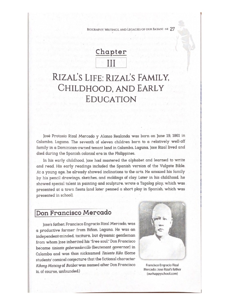 Rizals Life Rizals Family | PDF