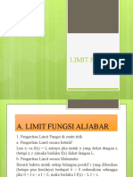 Limit Fungsi
