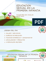 Educacion Sexual en La Primera Infancia 2023