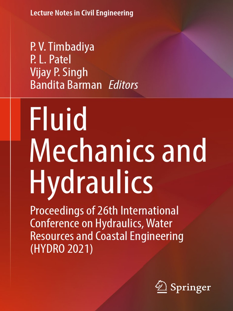 Fluid Mechanics and Hydraulics Proceedings of 26th International PDF