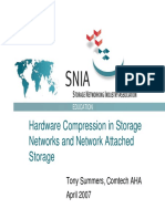 Hardware Compression in Storage Networks