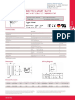 Data - Sheet Calefactor 180 W LM-THERM Cod 950406