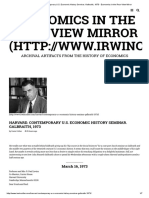 1.Economics.2365.Seminar the.united.states.since.the.Great.depression Seminar. Galbraith,1973
