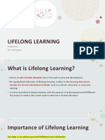 Lifelong Learning