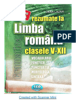 Gramatica. Limba Romana