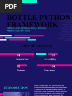 Bottle Python Framework