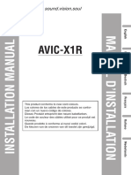 AVIC-X1R Installation Manual en de IT ES FI GR