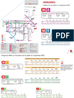 Horaires Metro A Et B-1er Juillet Au 3 Sept2023 - 2