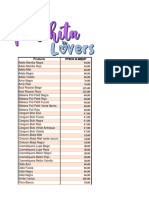 Lista Precio Mayor PL 10-05