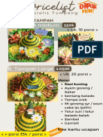 Pricelist Tumpeng 2023