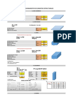 Predimensionamiento Estructuras