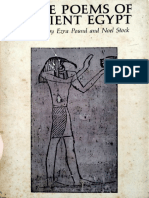 Love poems of Ancient Egypt - transl. Ezra Pound and Noel Stock