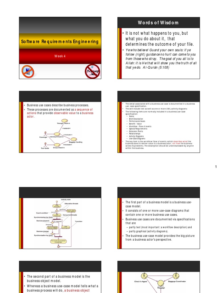 Software Requirements Engineering - 07 | PDF | Use Case | Systems Theory