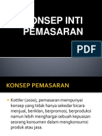 Konsep Inti Pemasaran