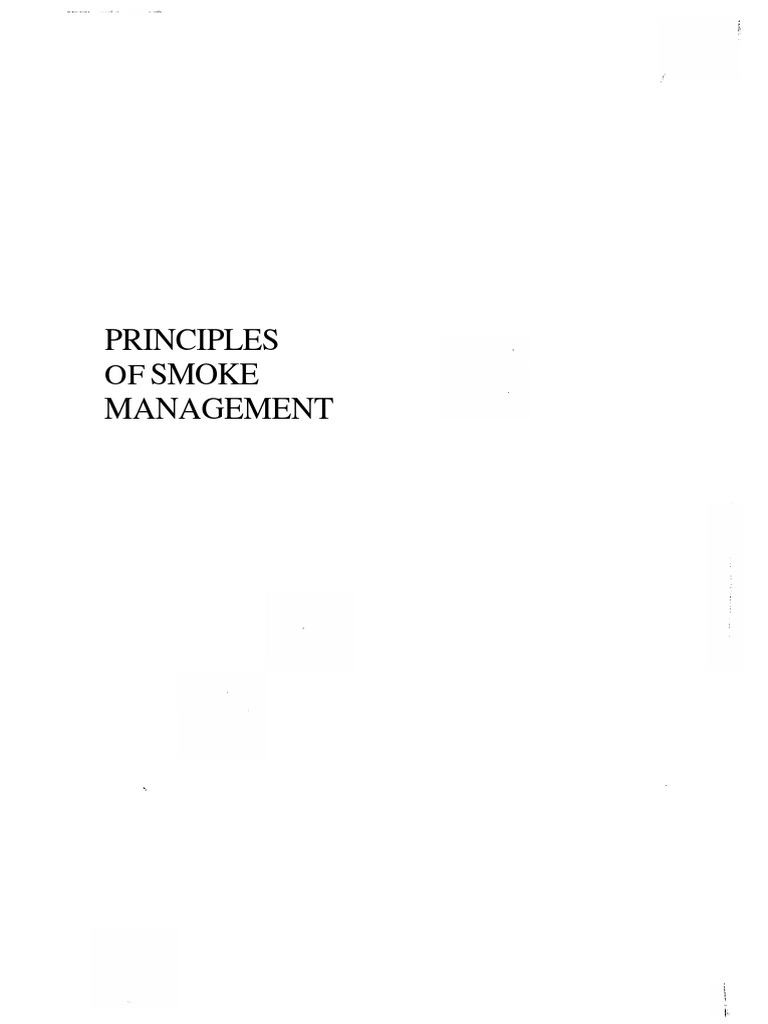 Smoke Management Principles Explained | PDF | Firefighting ...