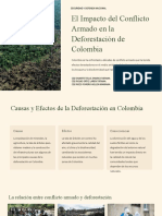 El Impacto Del Conflicto Armado en La Deforestacion de Colombia