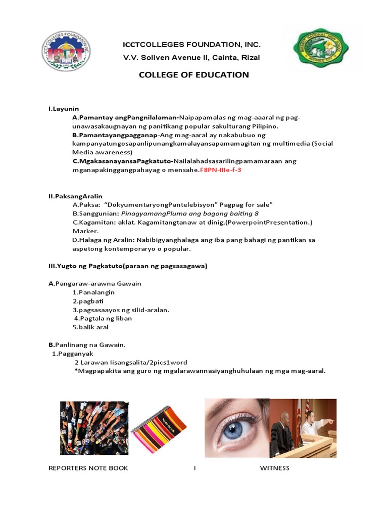 Lesson Plan Guide | PDF