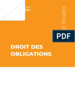 Extrait - Droit Des Obligations Fusionné