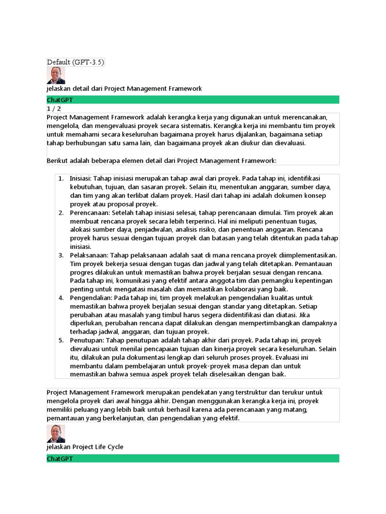 Project Management Cycle Pdf