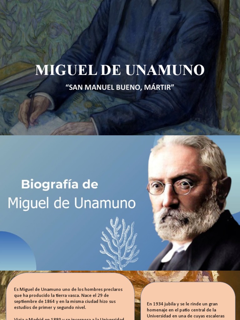 San Manuel Bueno, mártir PDF Jesús Novelas