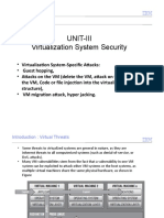 UNIT III Virtualization System Specific Attacks