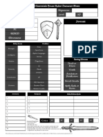 OSE House Rules Character Sheet