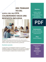 Estrategias para Trabajar Con Estudiantes Del Espectro Autista Colaborando Hacia Una Respuesta Inclusiva