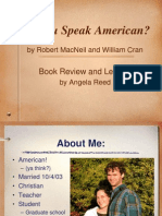 Book Review and Lecture on "Do You Speak American