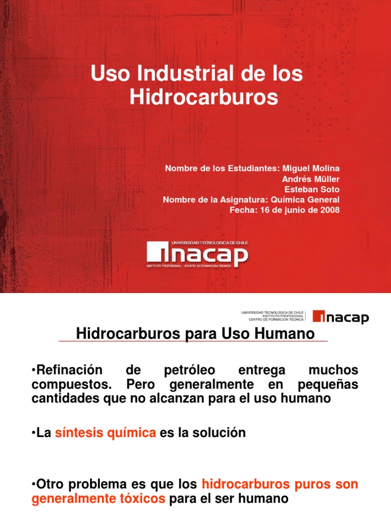 Uso Industrial de Hidrocarburos en Farmacéutica-Muller-Soto | PDF ...