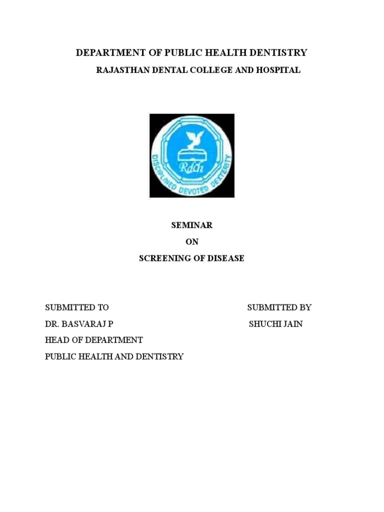 Screening Pdf Sensitivity And Specificity Screening Medicine