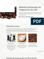 Presentación de Métodos Artesanales de Cafe