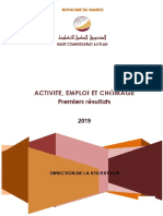 Activité, Emploi Et Chômage, Premiers Résultats (Annuel), 2019